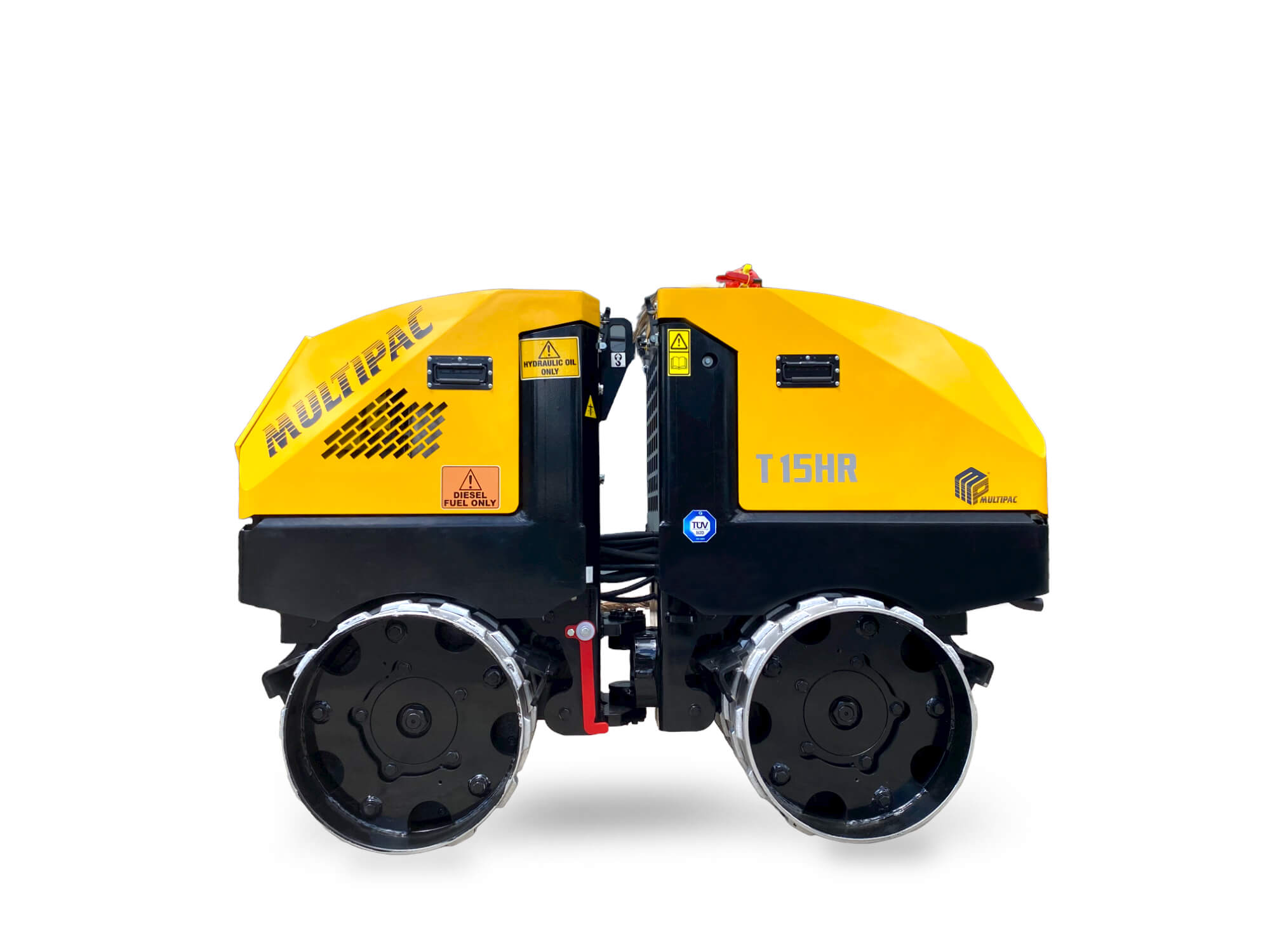 Multipac T15HR Trench Roller side profile