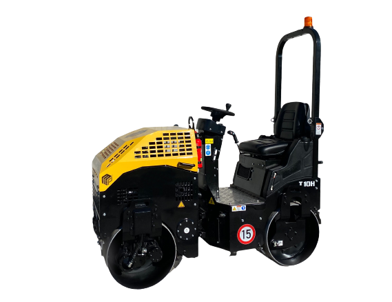 Multipac T10H Tandem Roller with black background