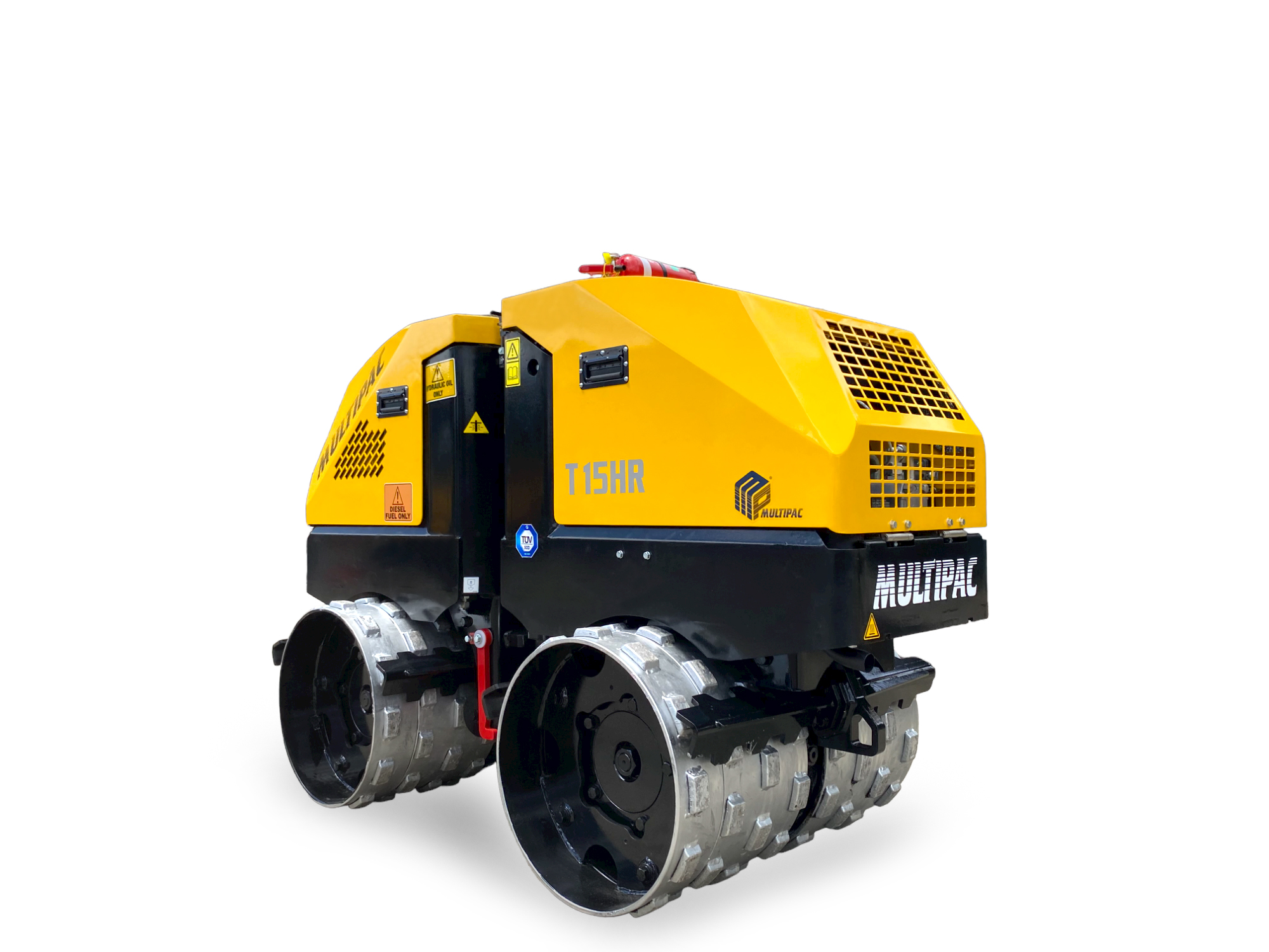 Multipac T15HR Trench Roller side back