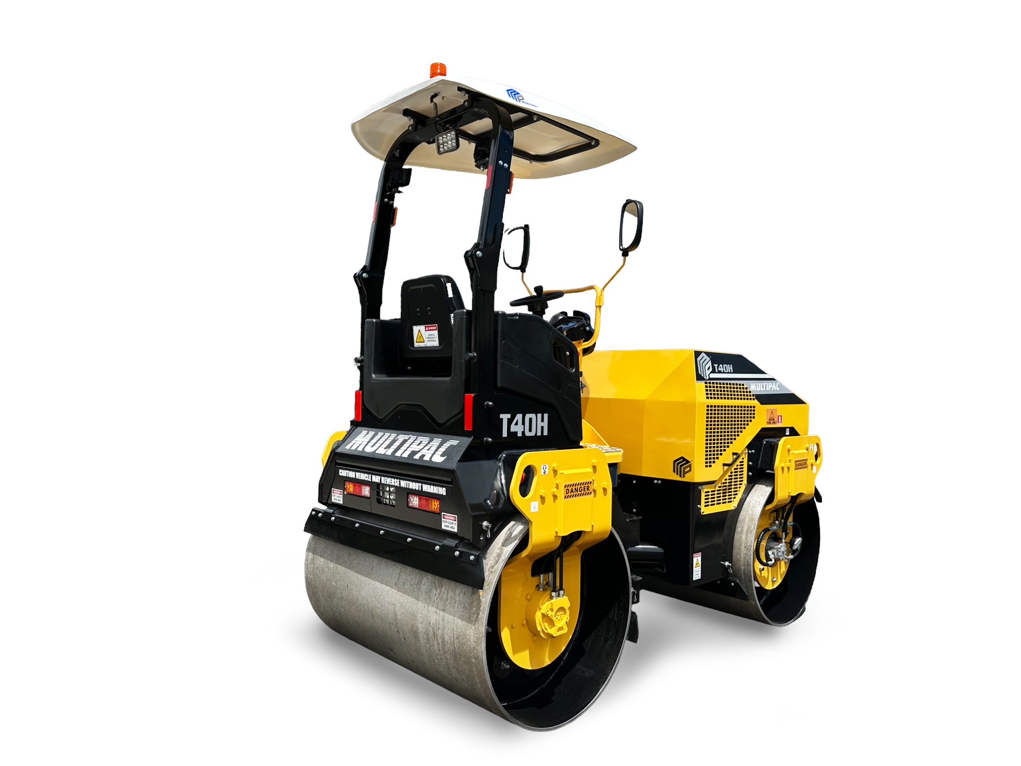 Multipac T40H Small Tandem Roller backside