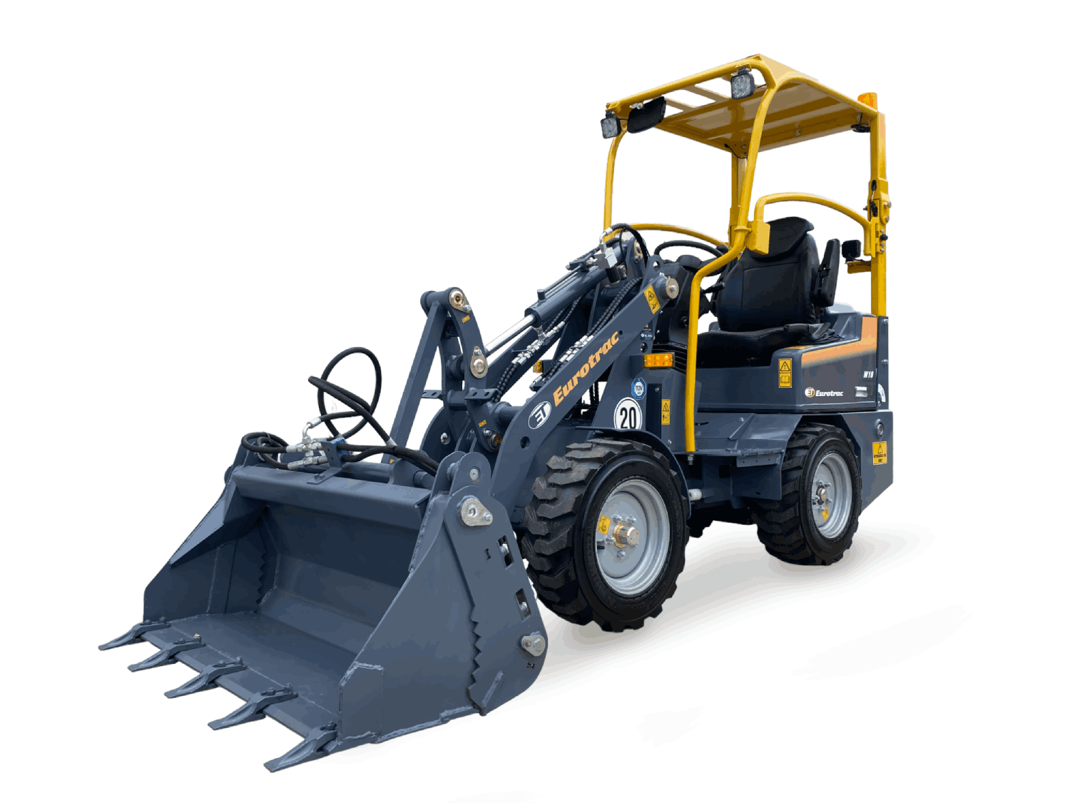 Eurotrac Articulated Mini Loaders W10 front side part