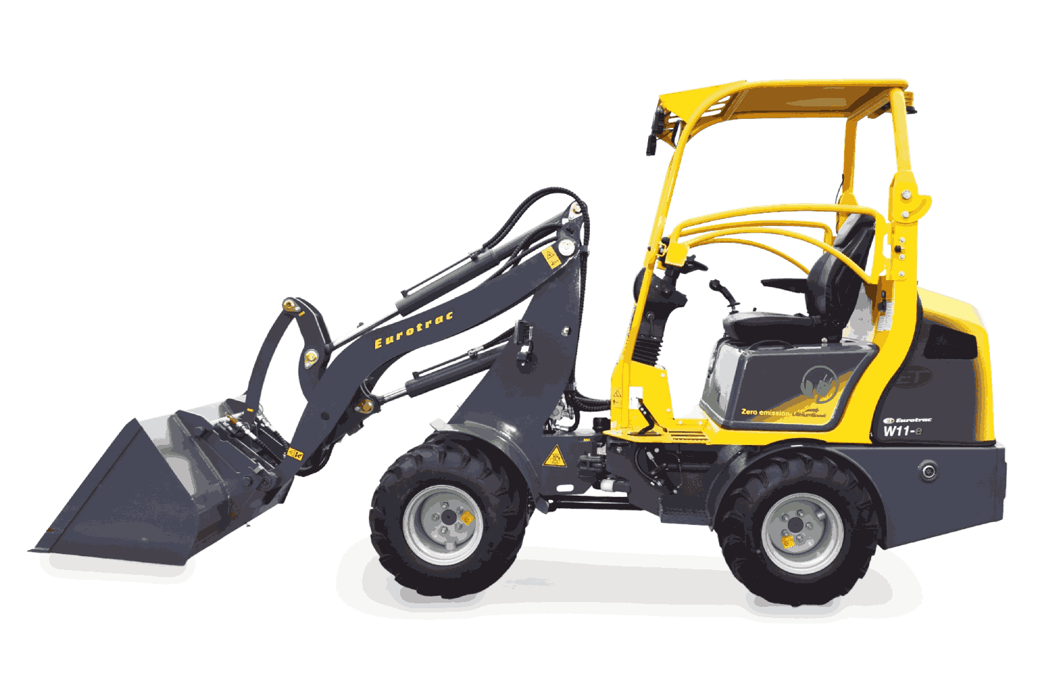 Eurotrac W11E Electric Articulated Mini Loaders side-part