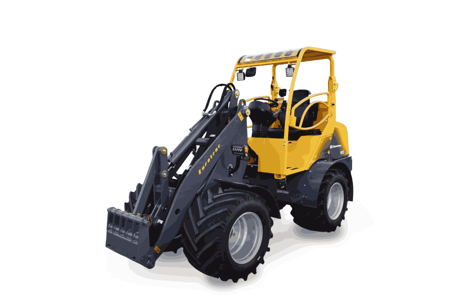 Eurotrac W12 Articulated Mini Loaders front side