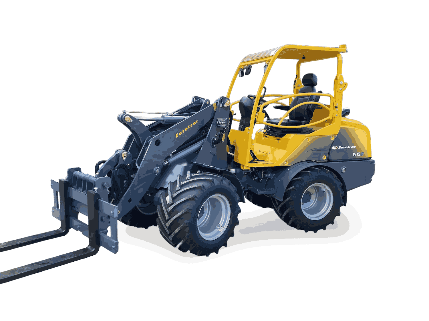 Eurotrac W13 Articulated Mini Loaders side-front